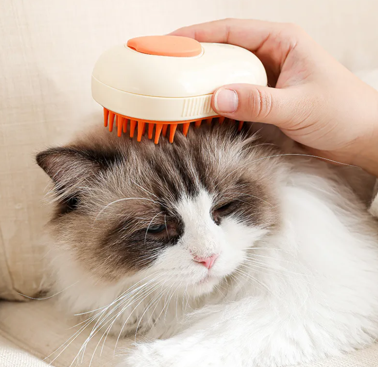 SteamGroom™ — 3-in-1 Pet Steam Grooming Brush