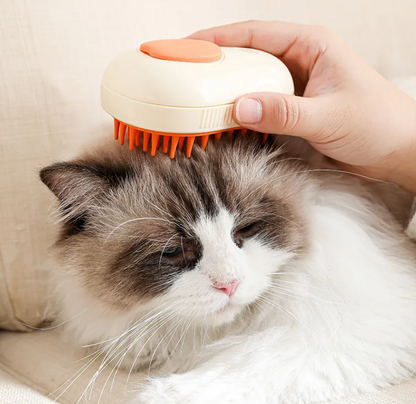 SteamGroom™ — 3-in-1 Pet Steam Grooming Brush